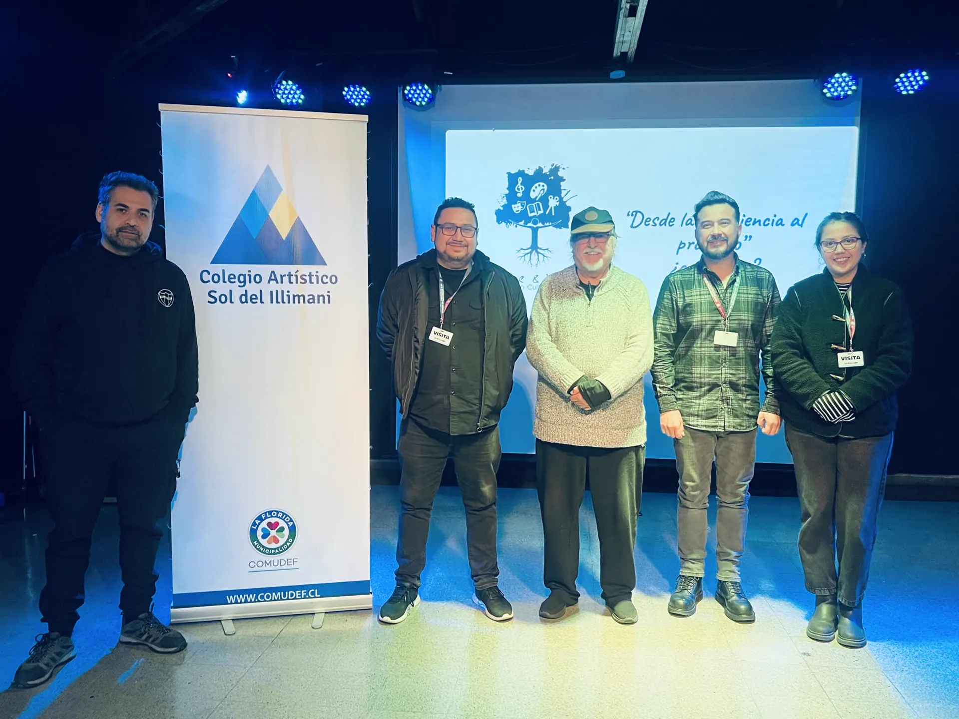 Delegación de Corporación Arte y Vida visita colegio artístico Sol del Illimani en Santiago para impulsar modelo educativo-cultural en Ñuble