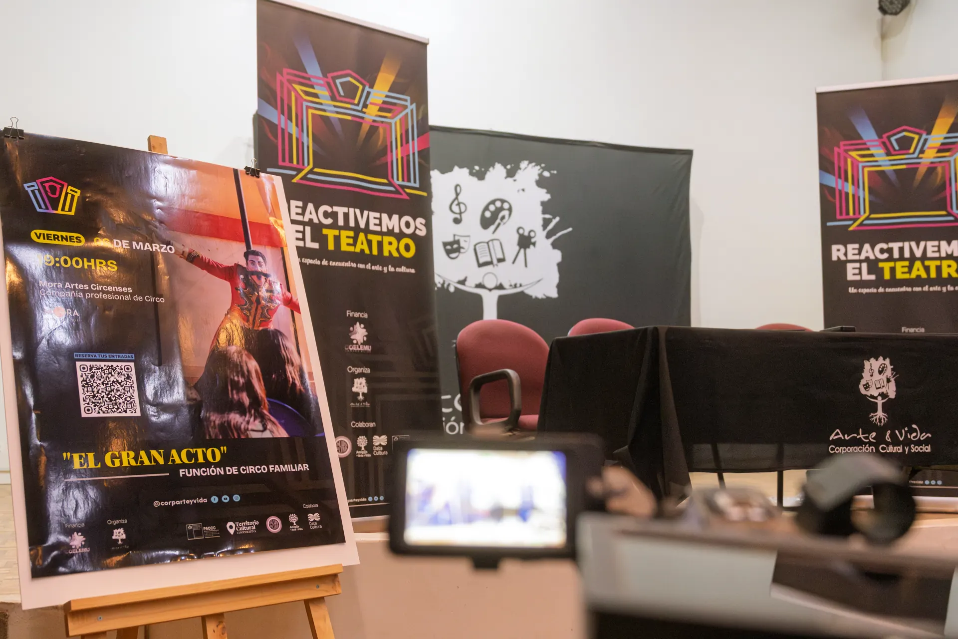 Reactivemos el Teatro: Coelemu recupera su espacio con programación gratuita todo 2026