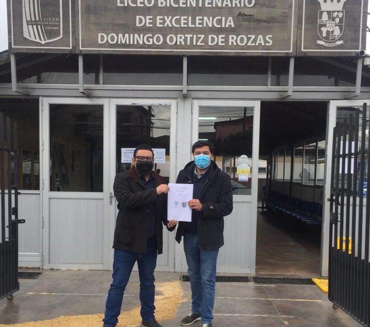 Arte y Vida firma convenio de colaboración con Liceo Domingo Ortíz de Rozas